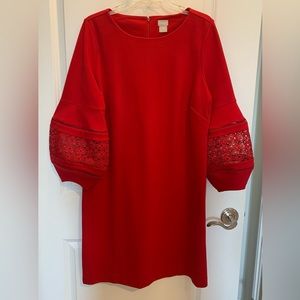Women’s red party/event dress. Chicos size 2 (US size 12-14). Only worn once.